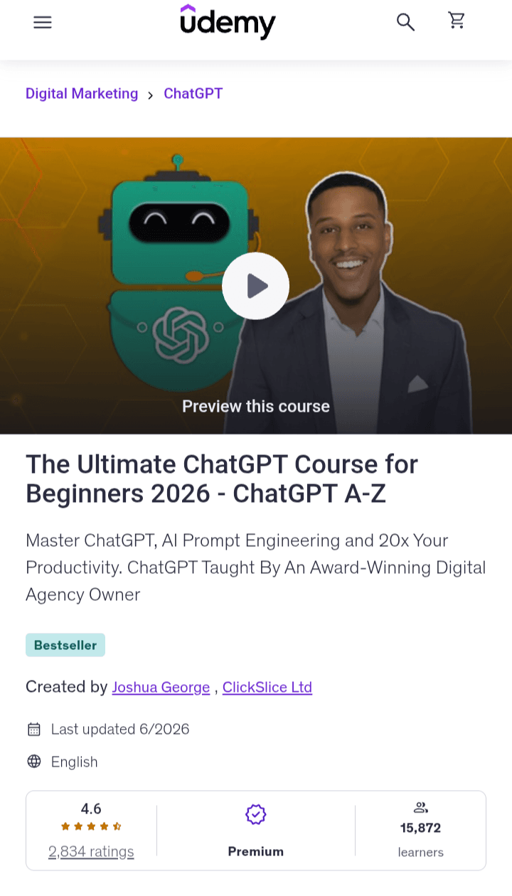 The Ultimate ChatGPT Course for Beginners