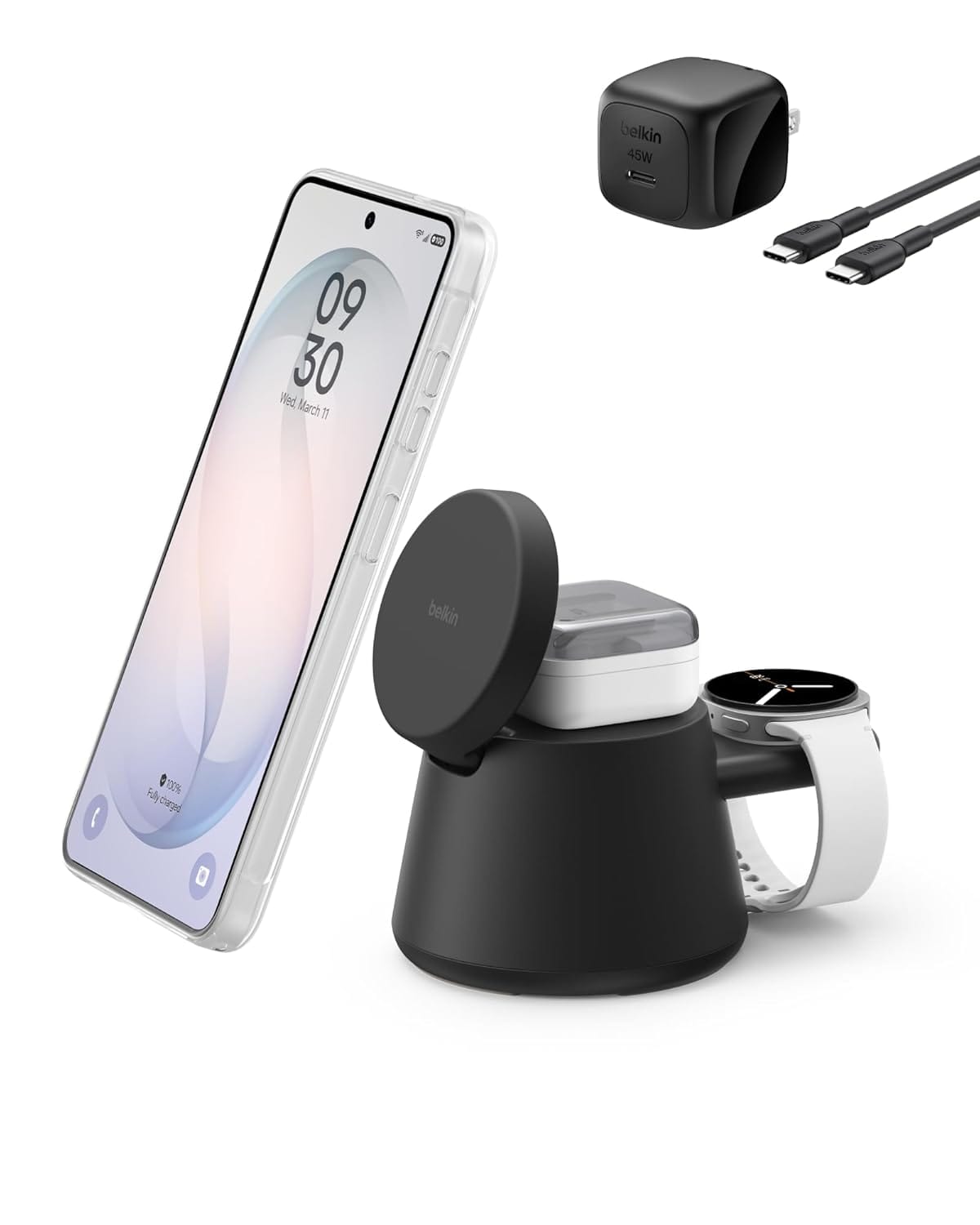 Belkin 3-in-1 Wireless Charging Station Belkin 3-in-1 Wireless Charging Station