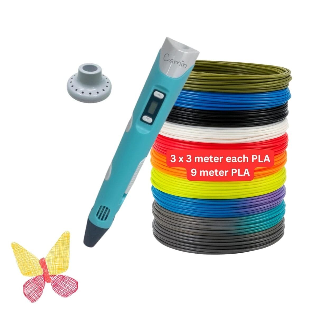 Camin 3D Pen with USB Cable for Kids