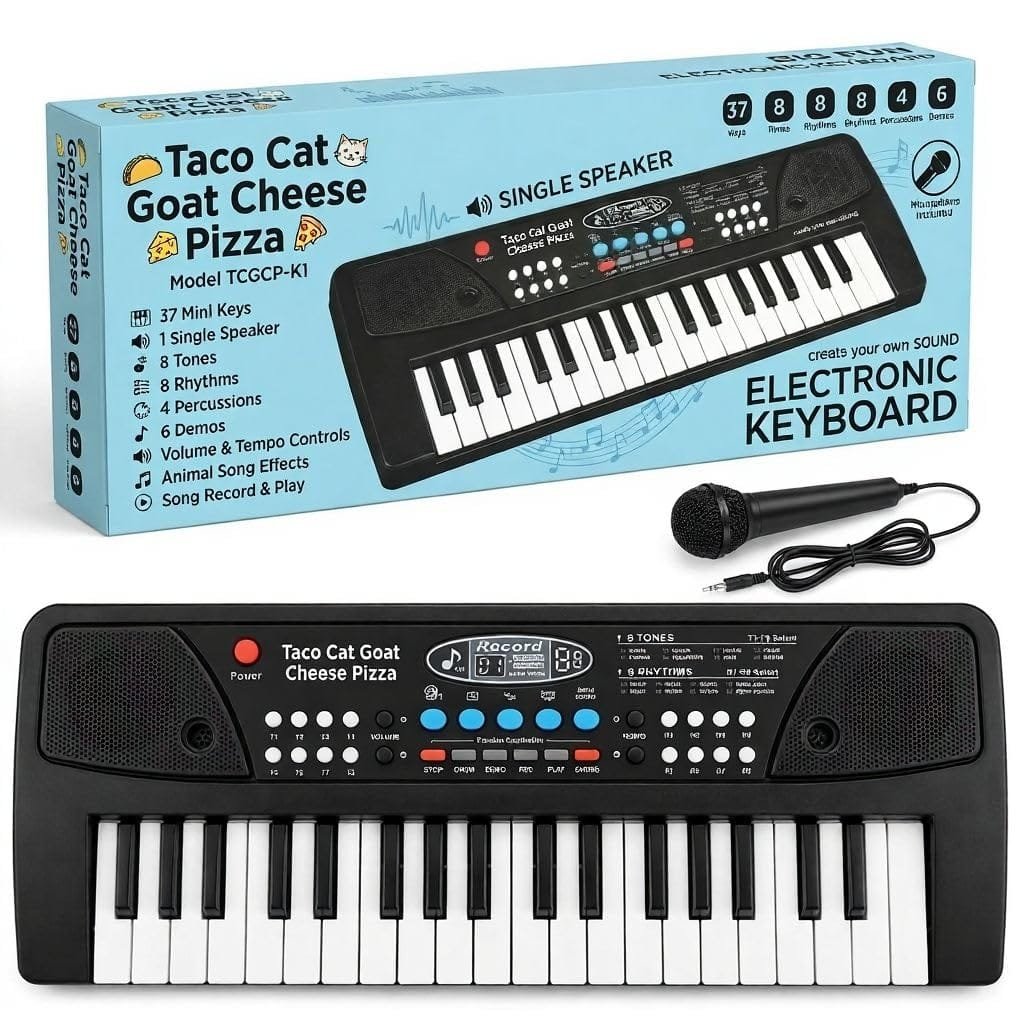 Kids Piano Keyboard with Mic 37 Keys