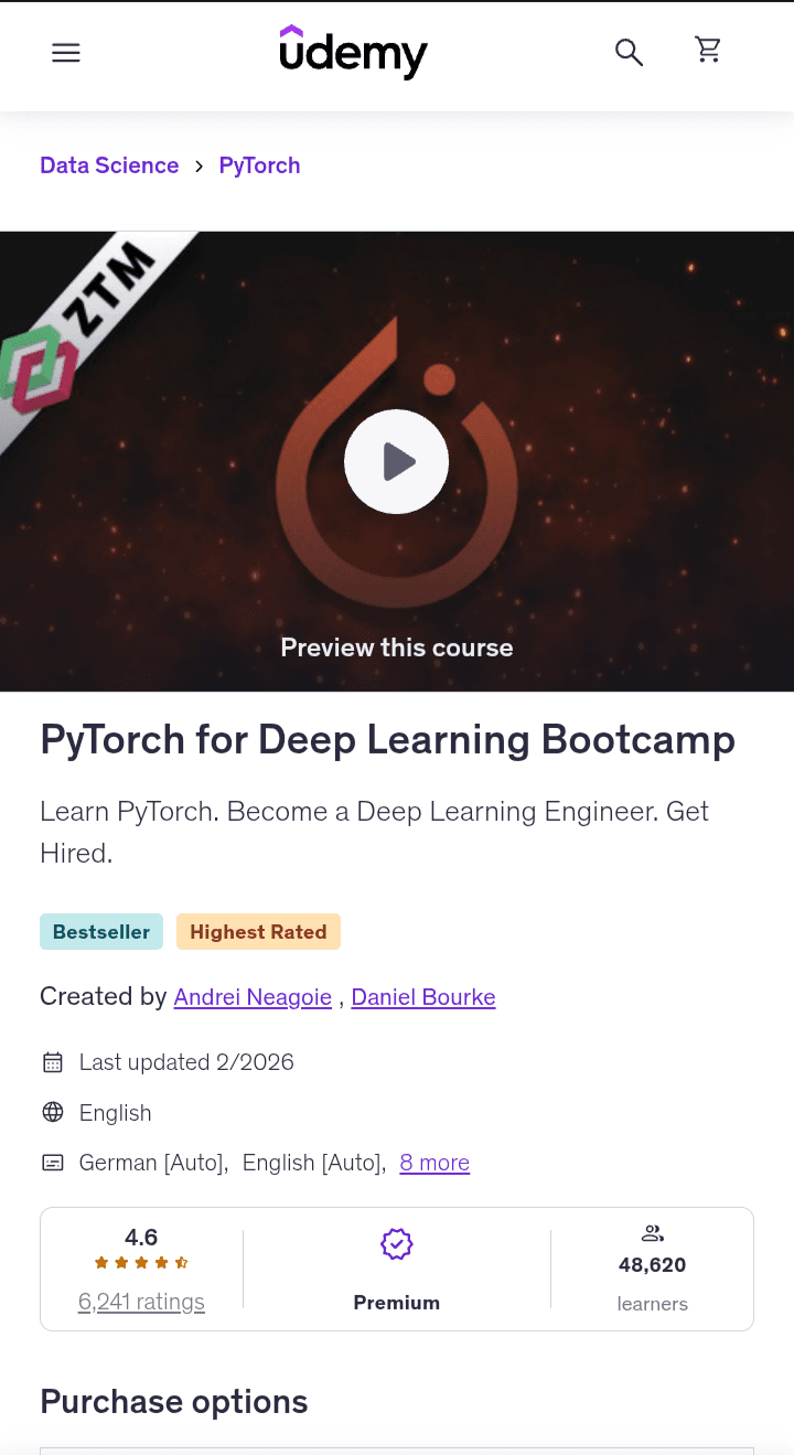 PyTorch for Deep Learning Bootcamp