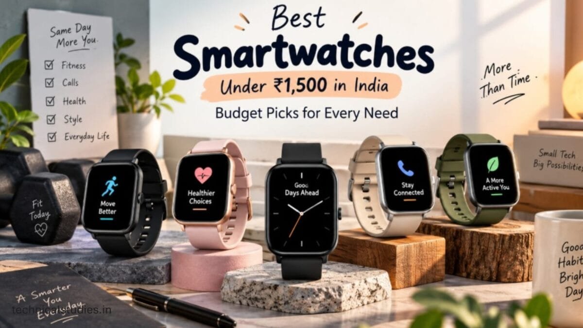 Best Smartwatches Under ₹1500 in India