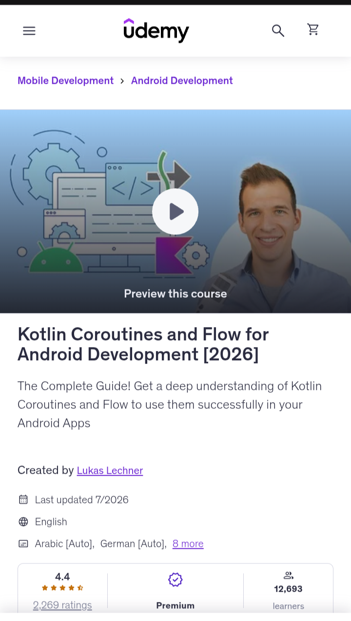 Kotlin Coroutines and flow Kotlin Coroutines and flow